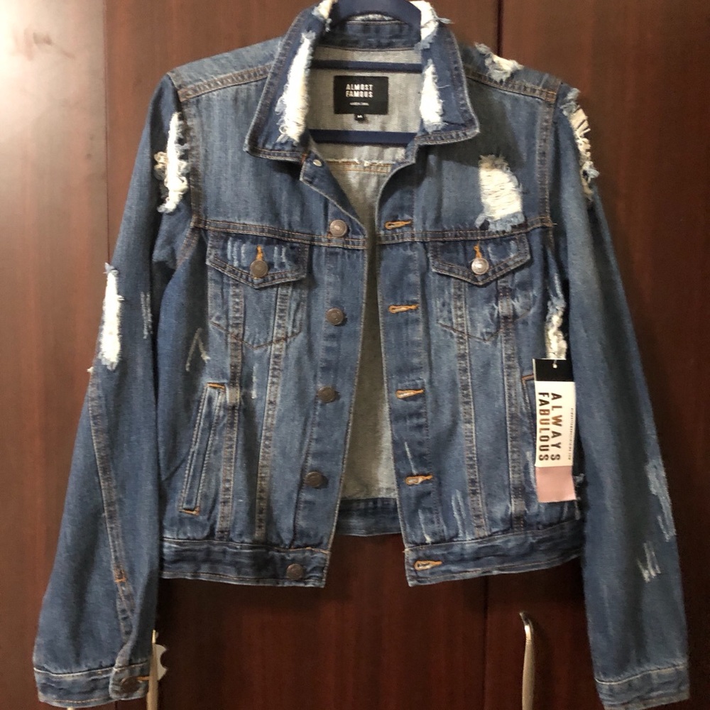 Cool 😎 Jeans Ripped Jacket